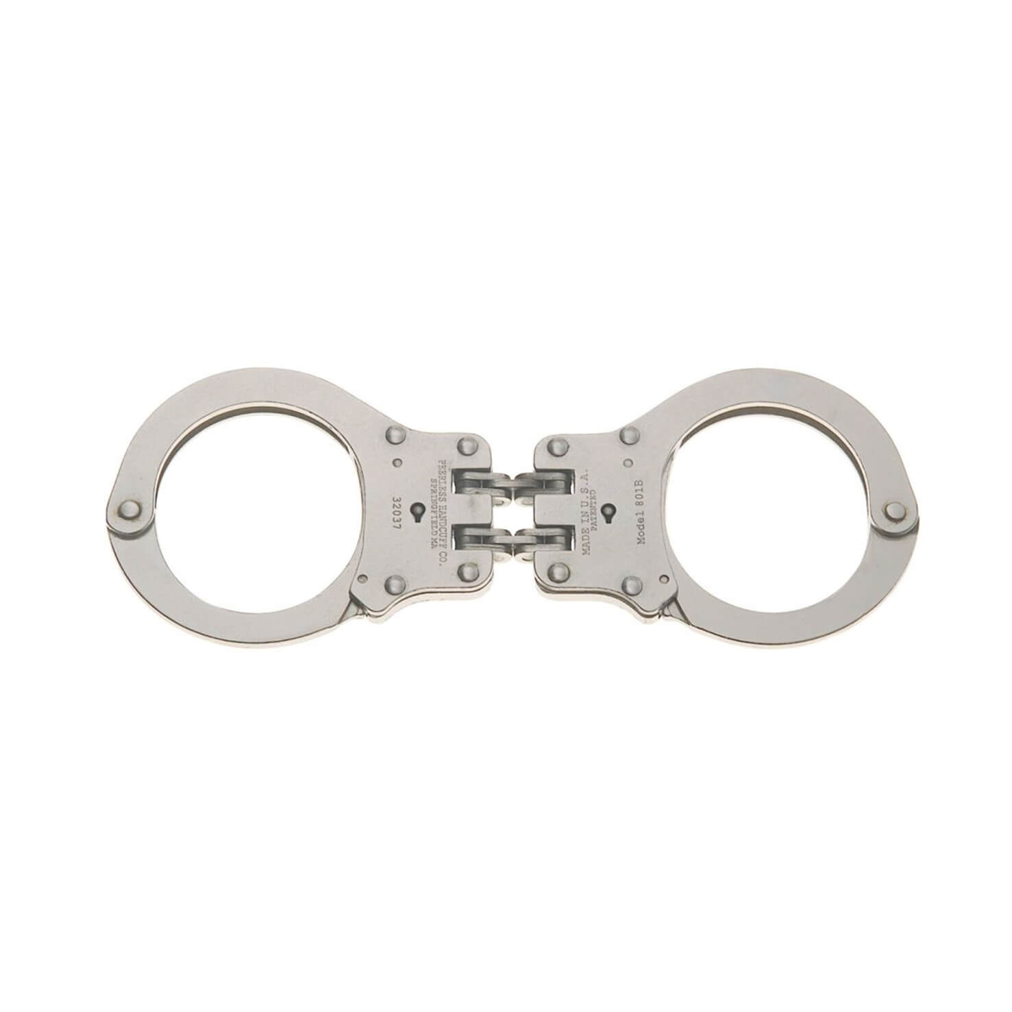Peerless Handcuff Company 801C Hinged Handcuff Nickel