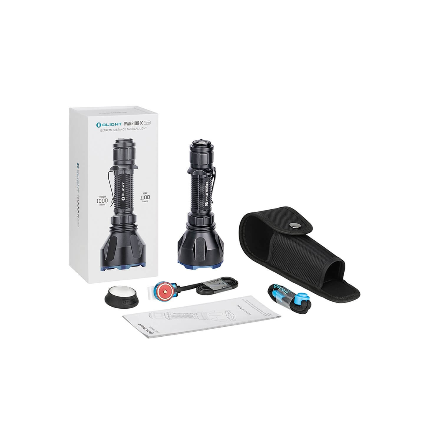 Olight Warrior X Turbo Long Range Flashlight