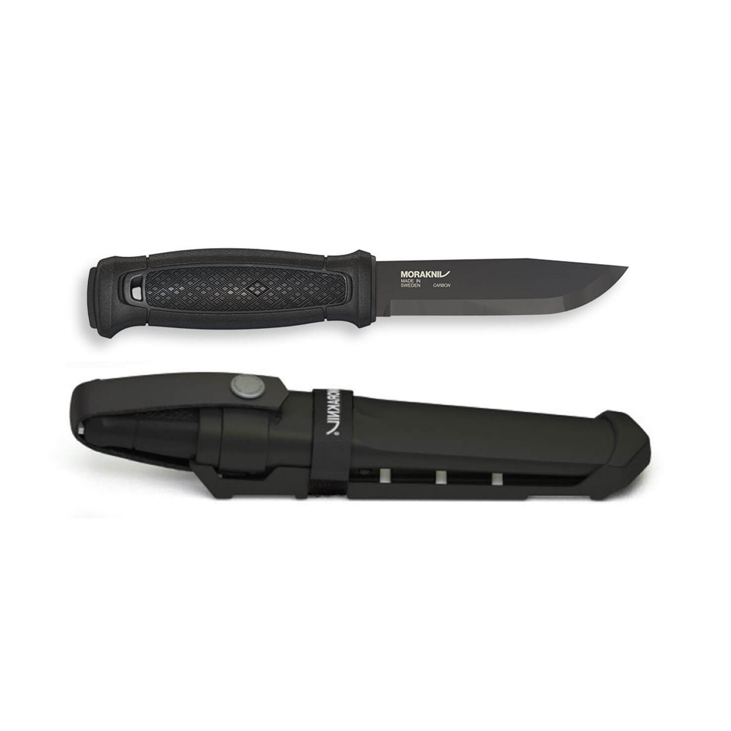 Morakniv   Garberg Black Multi-Mount Carbon Steel Knife