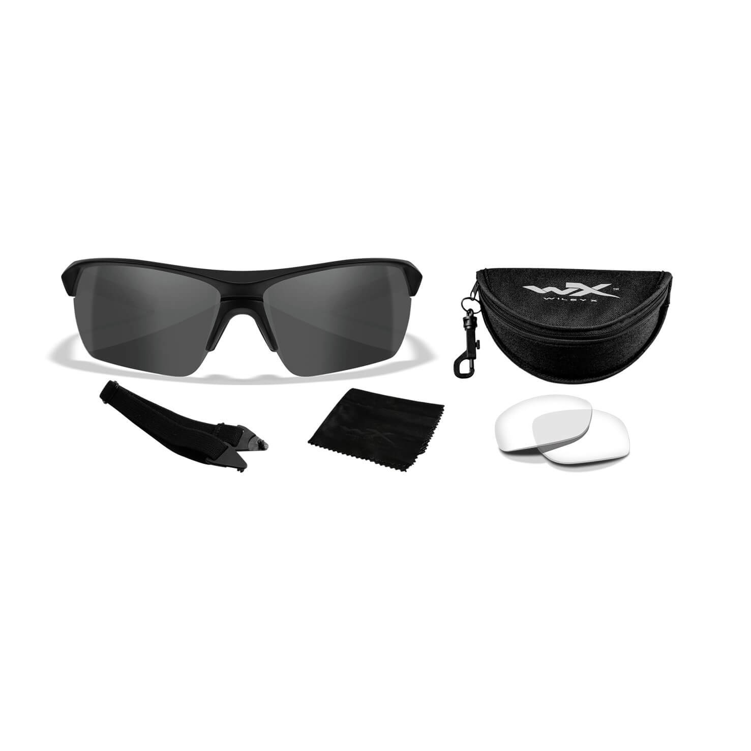 Wiley X Guard Advanced Grey/Clear Matte Black Frame