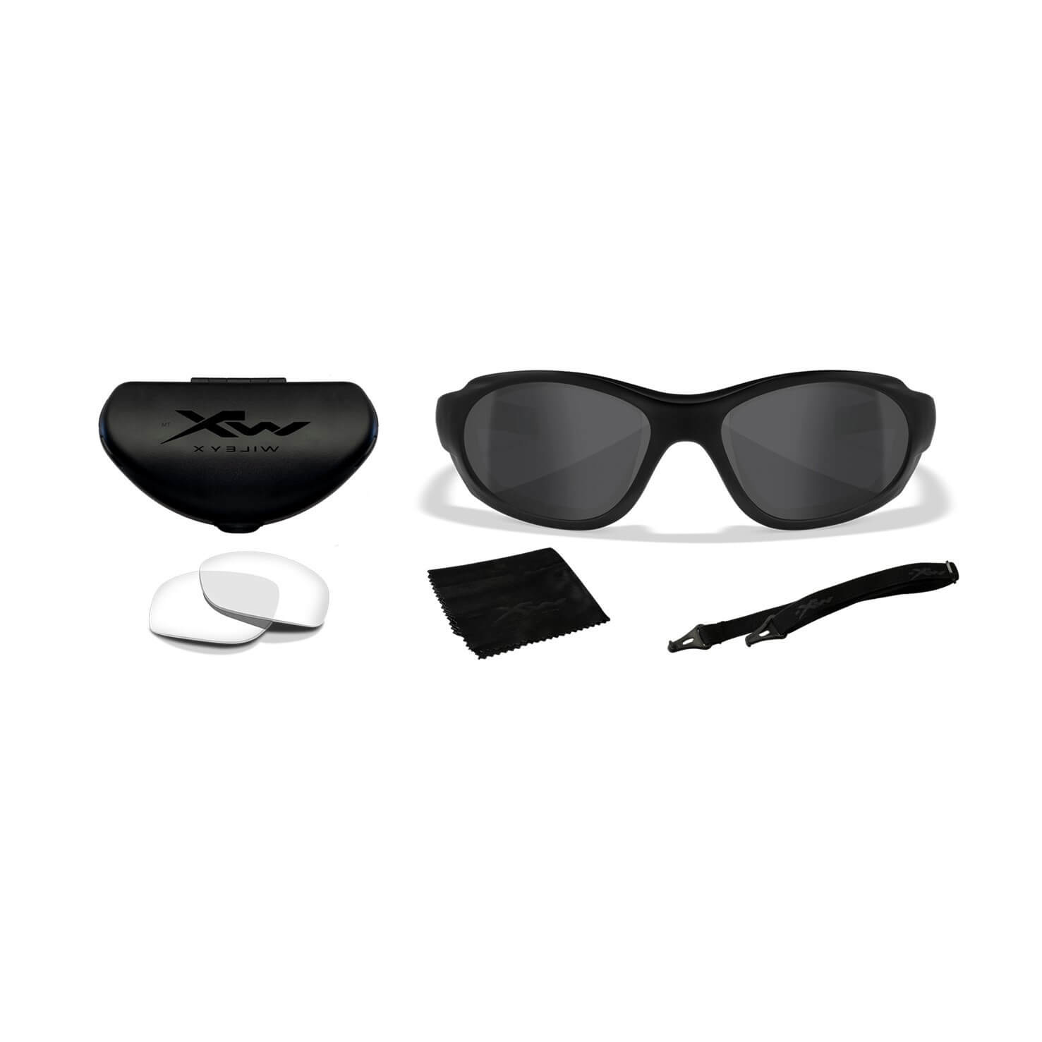 Wiley X XL-1 Grey/Clear/Matte Black Frame