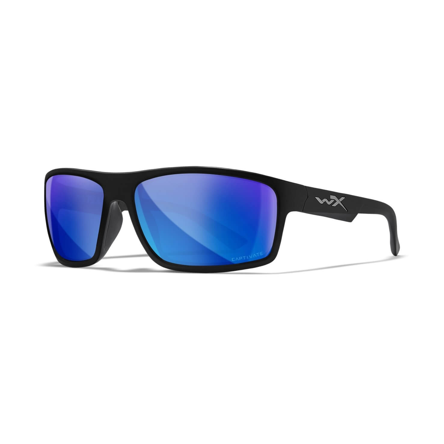 Wiley X Peak Captivate Pol Blue Mirror/ Matte Black Frame