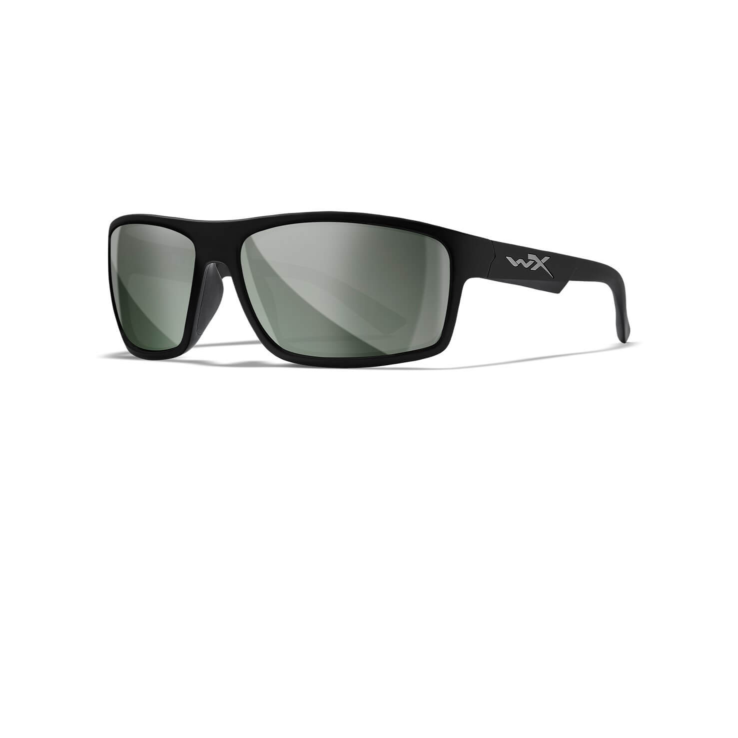 Wiley X Peak Grey Silver Flash Lens/Matte Black Frame