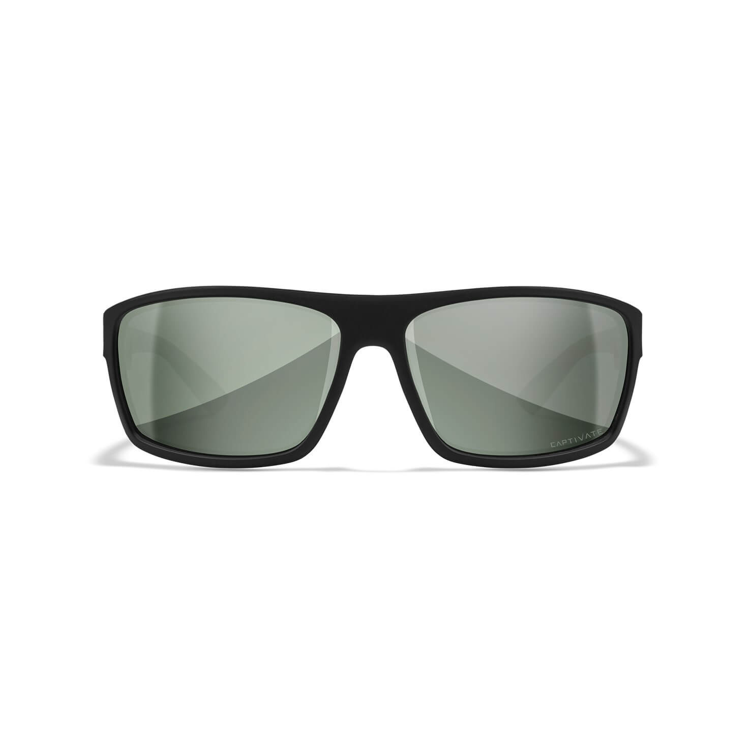 Wiley X Peak Grey Silver Flash Lens/Matte Black Frame