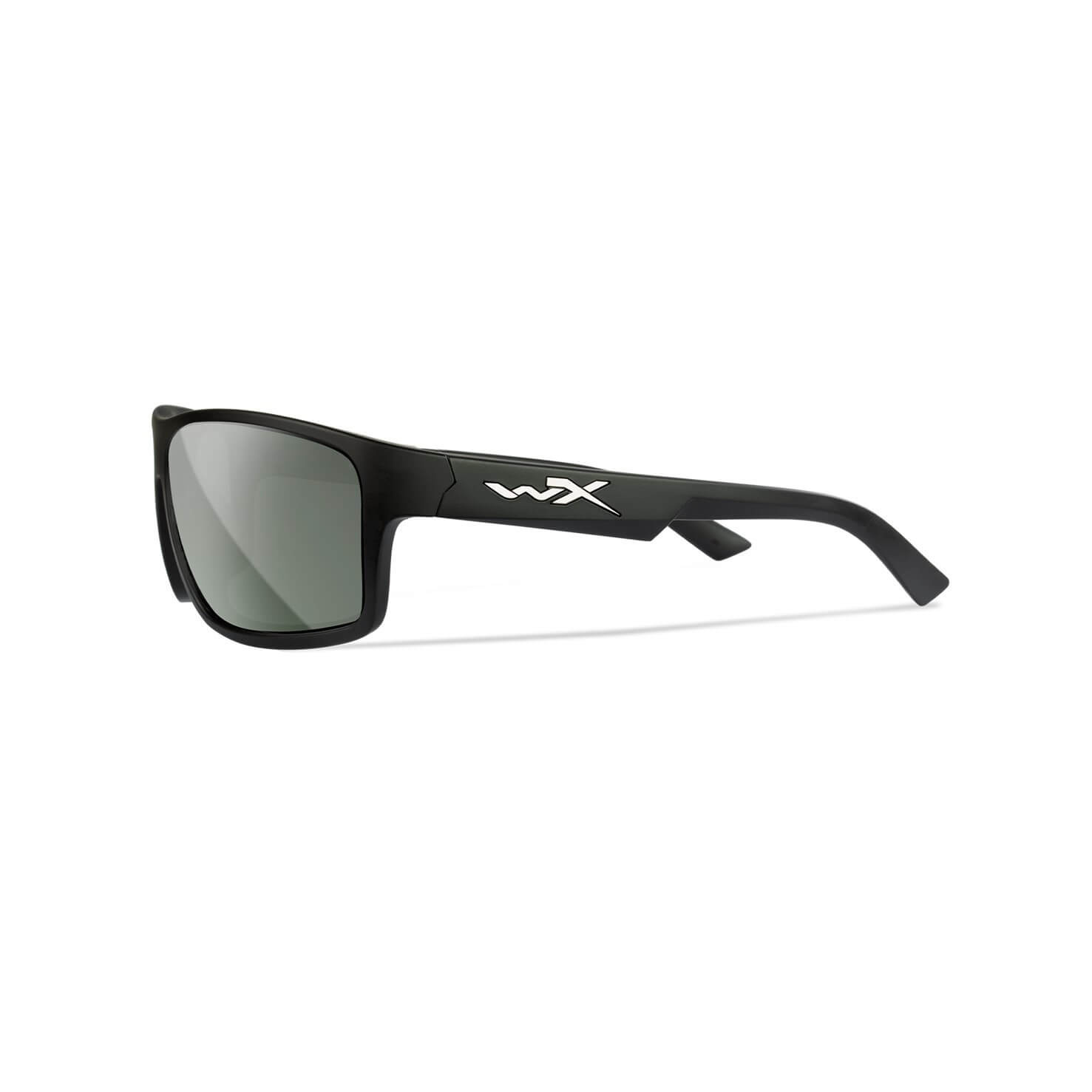 Wiley X Peak Grey Silver Flash Lens/Matte Black Frame