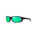Wiley X P-17 Captivate Pol Green Mirror/Gloss Black Frame