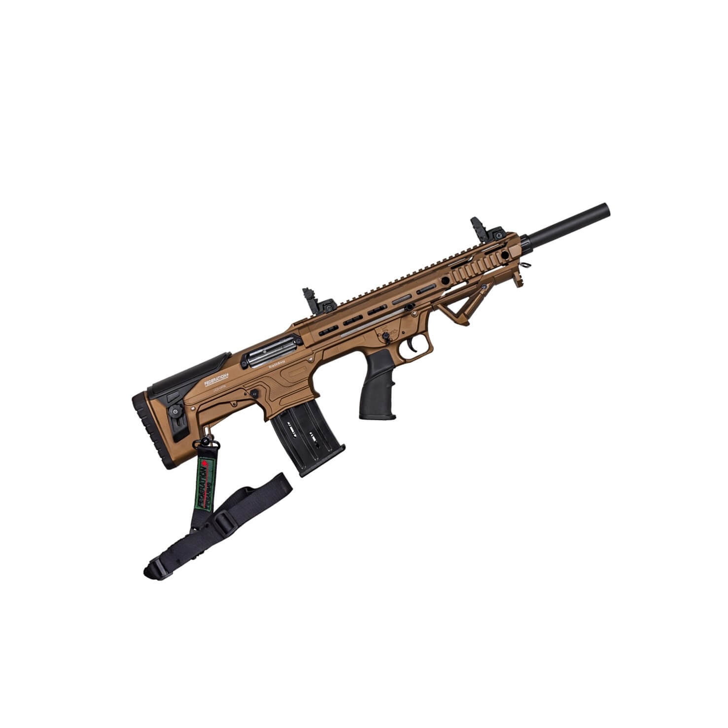 Federation Firearms Bulldog 12Ga,  3" Semi-Auto Bullpup Shotgun 20"