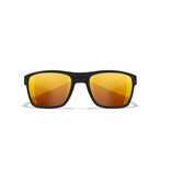 Wiley X Kingpin Captivate Pol Bronze Mirror/ Matte Black Frame