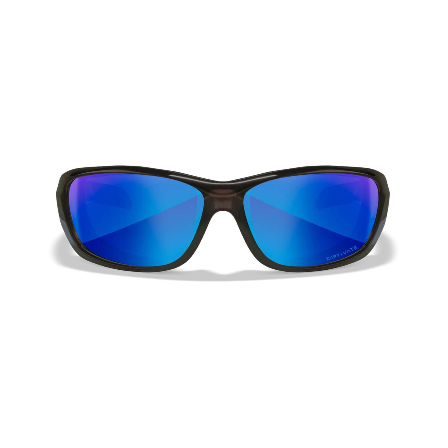 Wiley X Gravity Captivate Pol Blue Mirror/ Black Crystal Frame