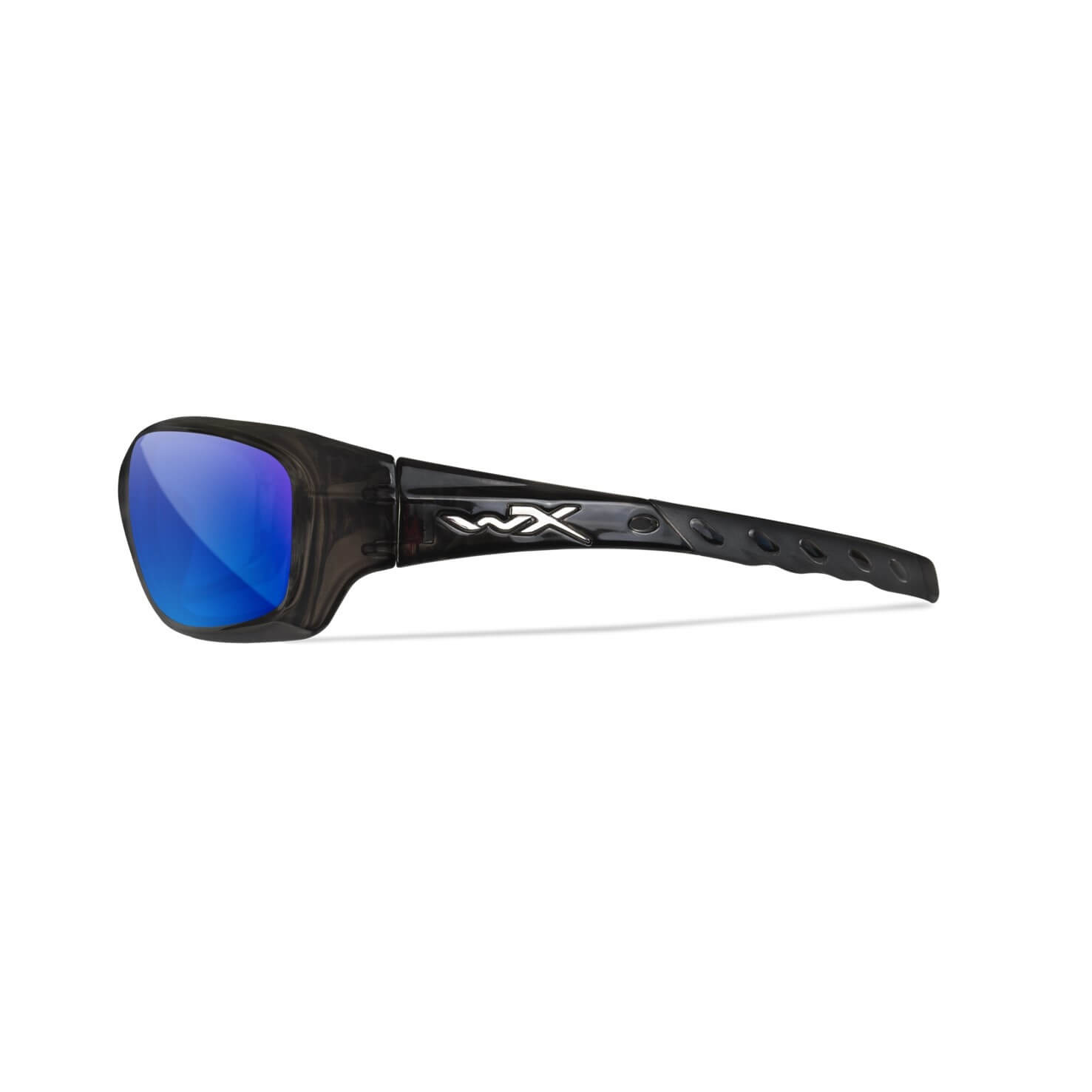 Wiley X Gravity Captivate Pol Blue Mirror/ Black Crystal Frame