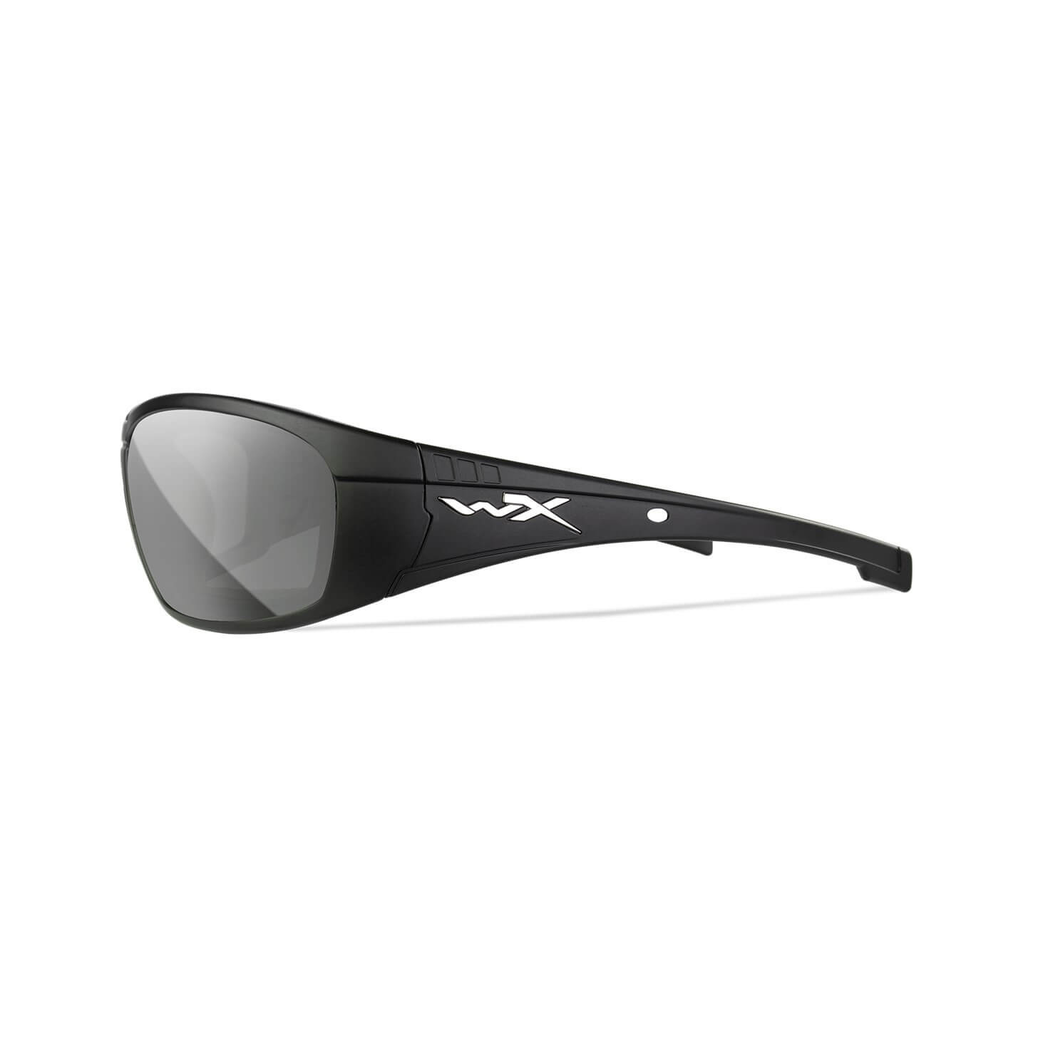 Wiley X Boss Grey Silver Flash Lens/Matte Black Frame