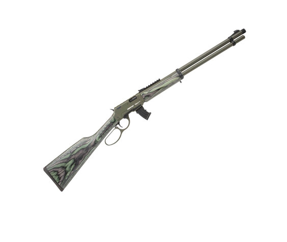 Derya TM22L Lever Action , .22LR, 18" Green Laminate Stock