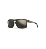 Wiley X Founder Captivate Tungsten Mirror/Matte Black And Tan Frame