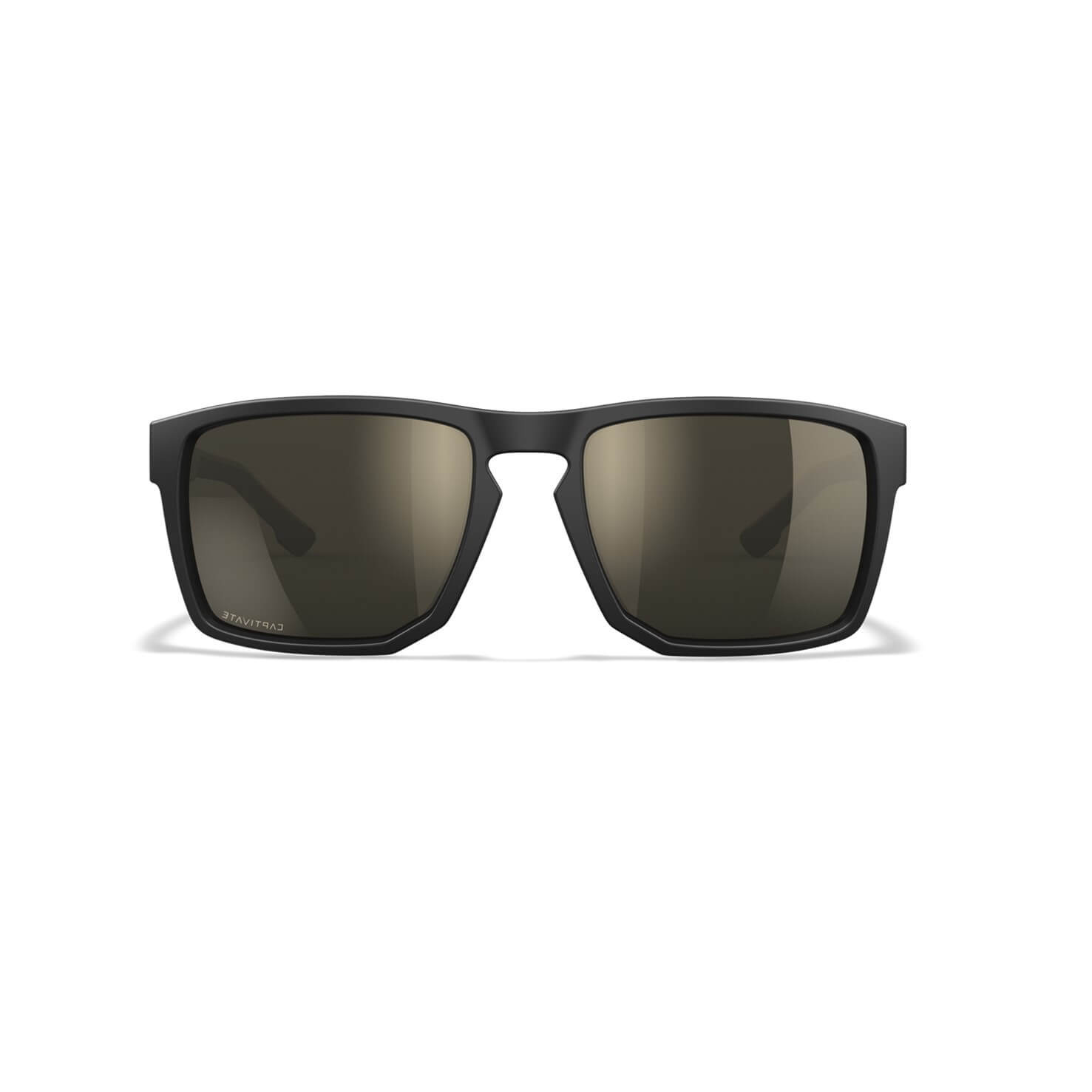 Wiley X Founder Captivate Tungsten Mirror/Matte Black And Tan Frame