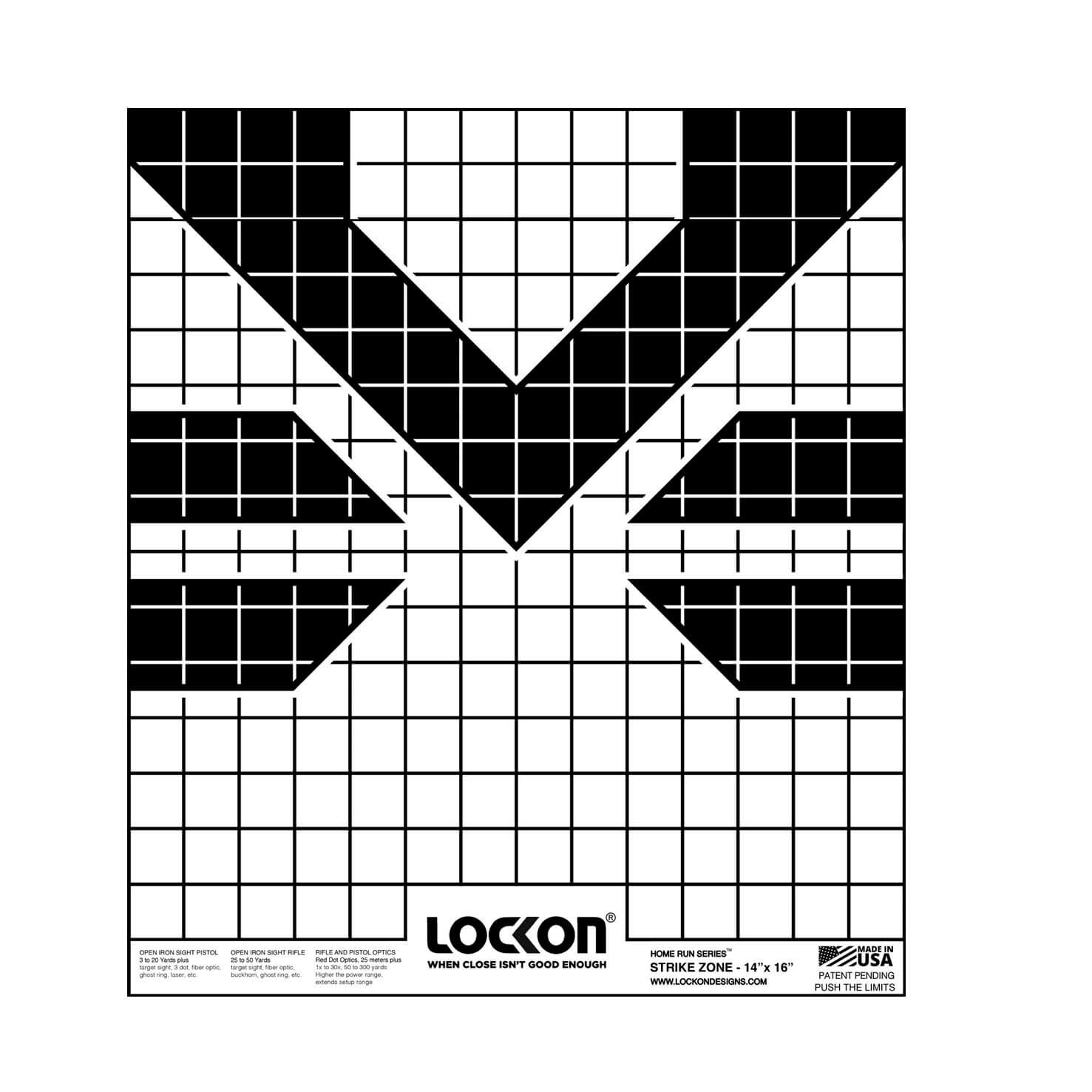 Pro-Shot  LockOn® Strike Zone 14" x 16",  8 Pack Targets