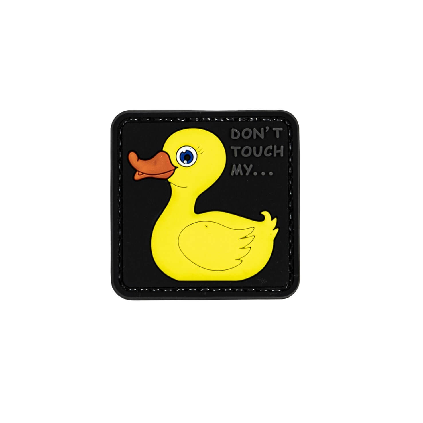 Merica Life Tactical Rubber Duck Patch Yellow "Don't Touch My Duck"