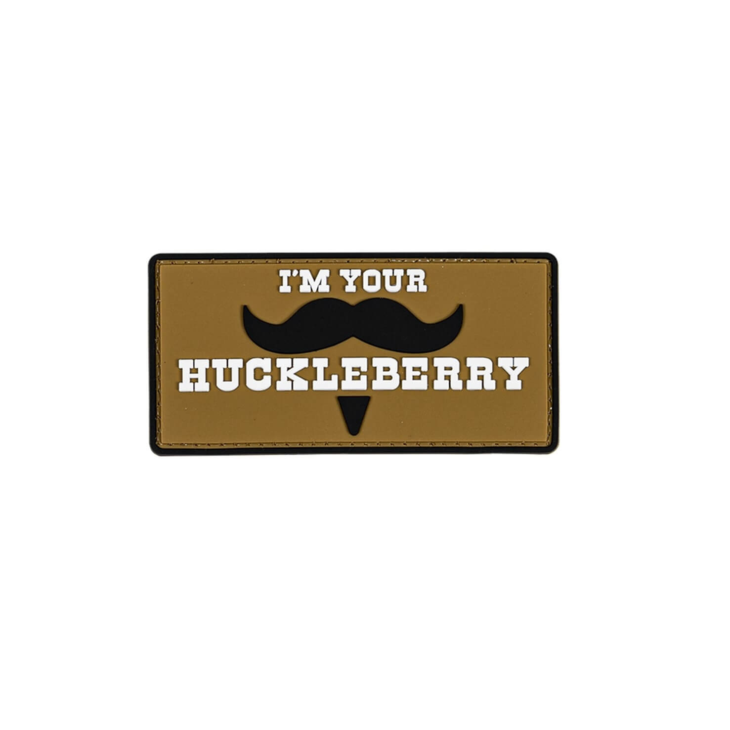 Merica Life I'm Your Huckleberry Mustache Patch