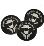 Cache Tactical Amish & Armed Velcro Patch 3"