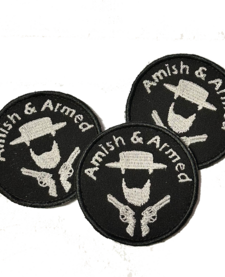 Amish & Armed Velcro Patch 3"