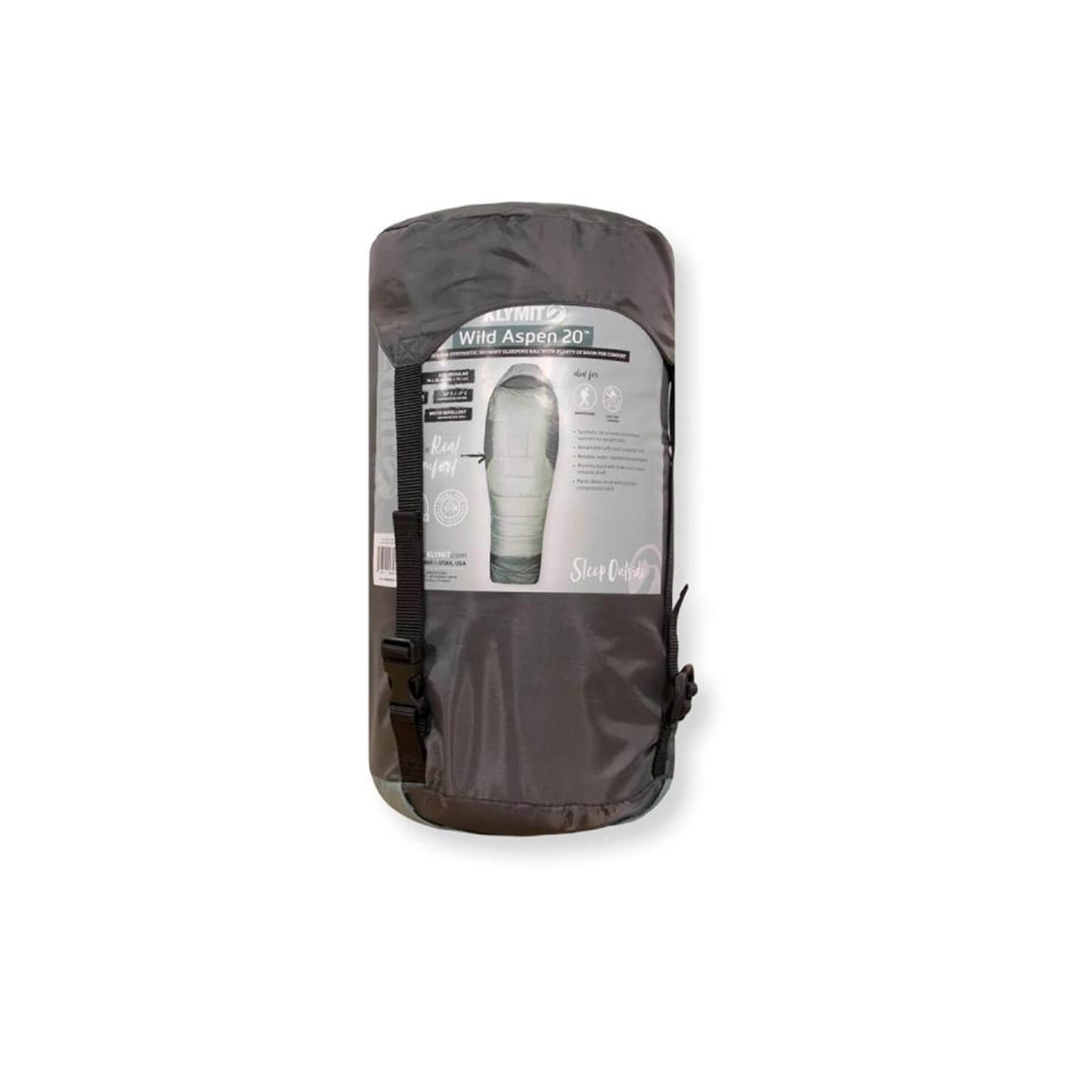 Klymit Wild Aspen 20 Regular Sleeping Bag - Green