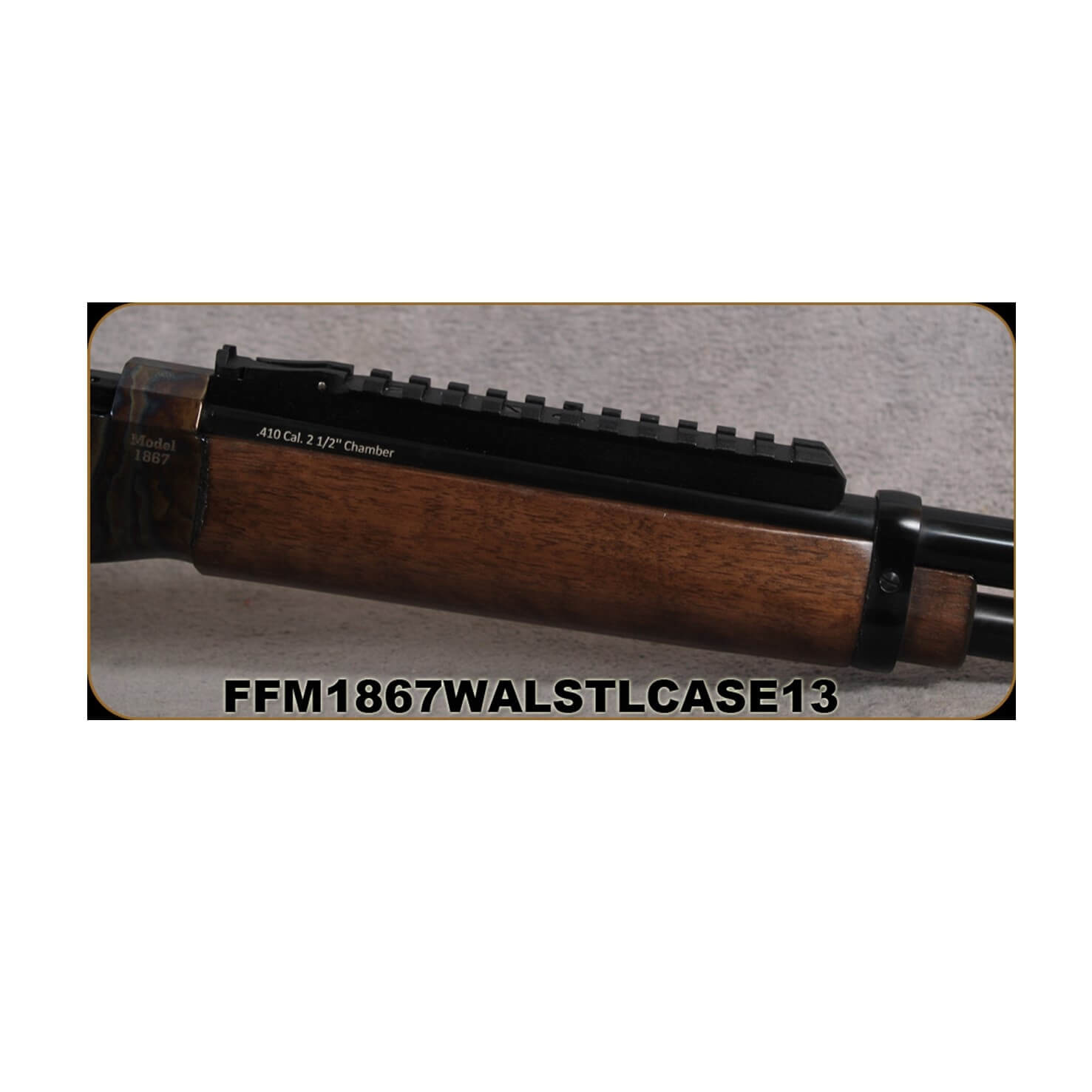 Federation Firearms Model 1867 .410 Lever-Action Shotgun, 13″, Case Colour Hardened Steel Receiver, Mare’s Leg Stock Included