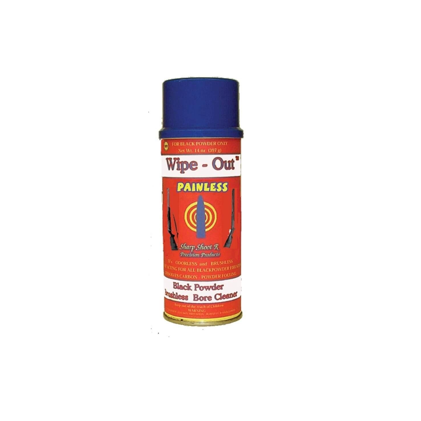 Wipe Out Painless Black Powder Bore Cleaner , 14oz Aerosol