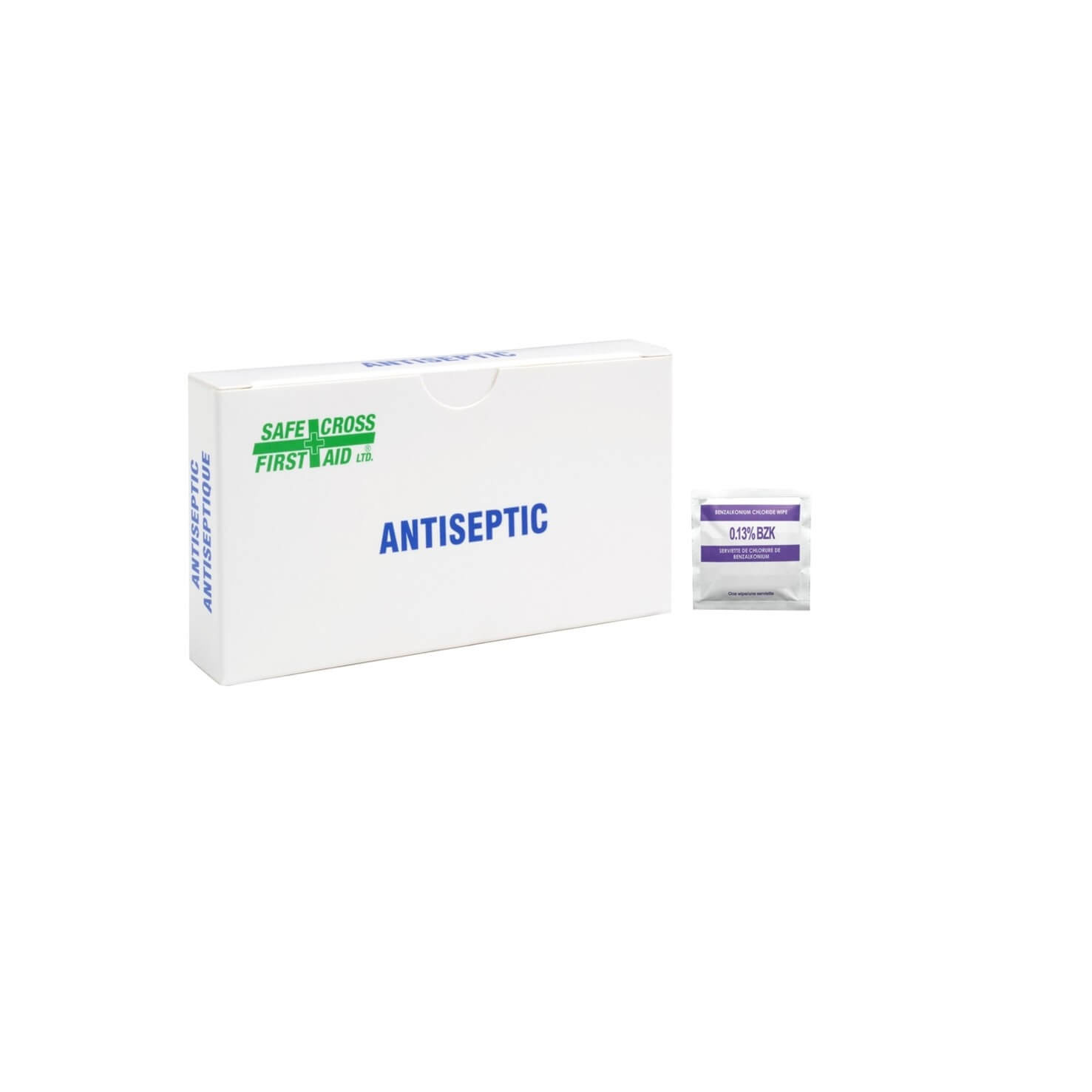Safe Cross Benzalkonium Chloride Wipes, Towelette, Antiseptic