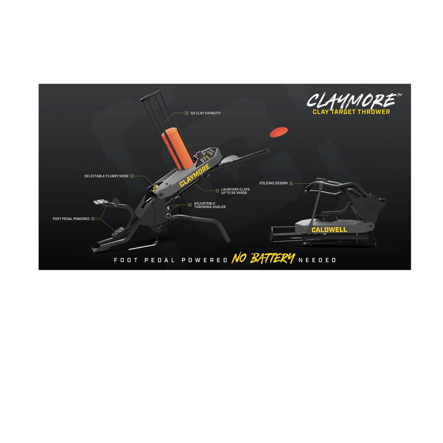 Caldwell Claymore Clay Target Thrower