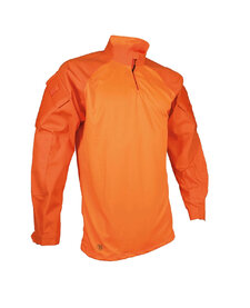 1/4 ZIP COMBAT SHIRT - Orange