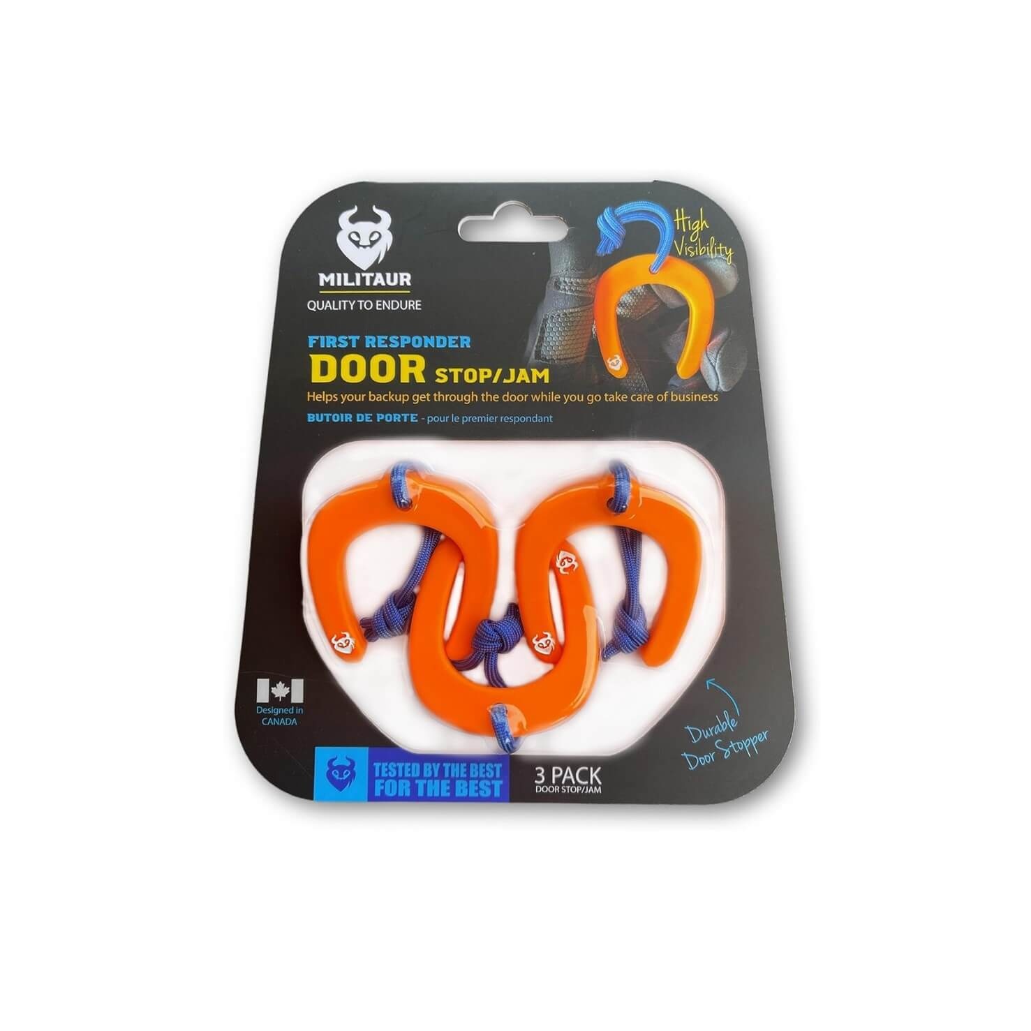 Militaur Door Stop/Jam 3 Pack