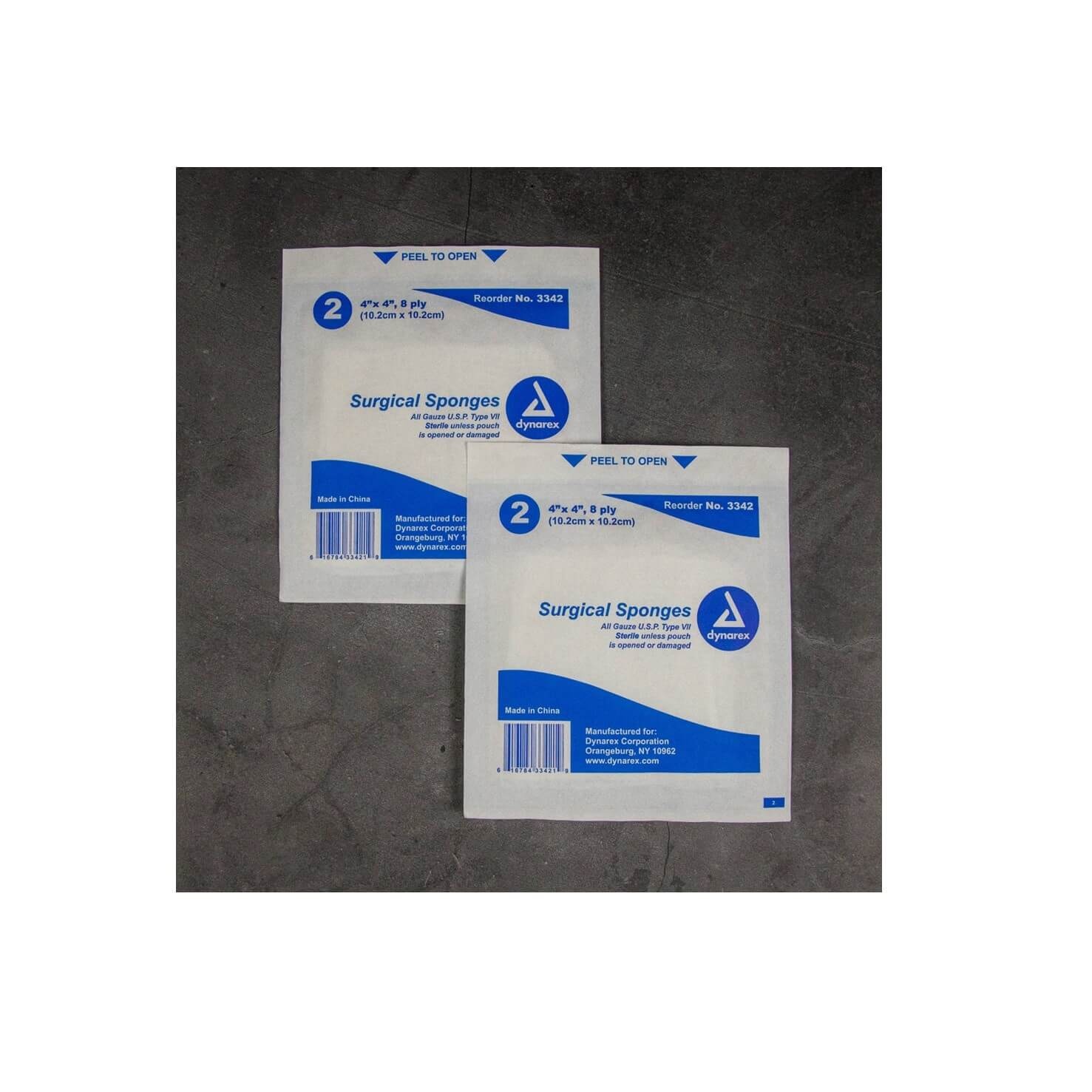 Dynarex Surgical Sponge 4”x4”