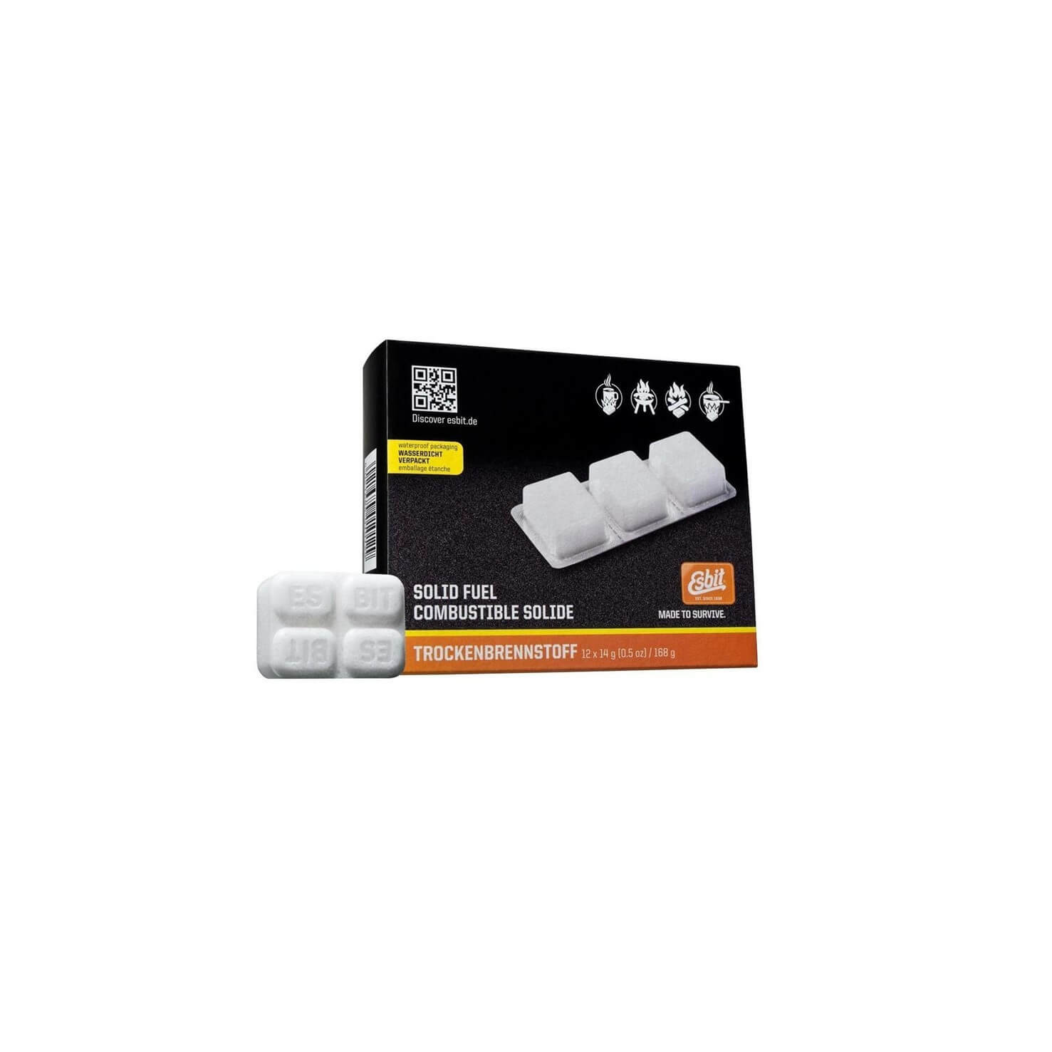 Esbit Solid Fuel Cubes 12PC.
