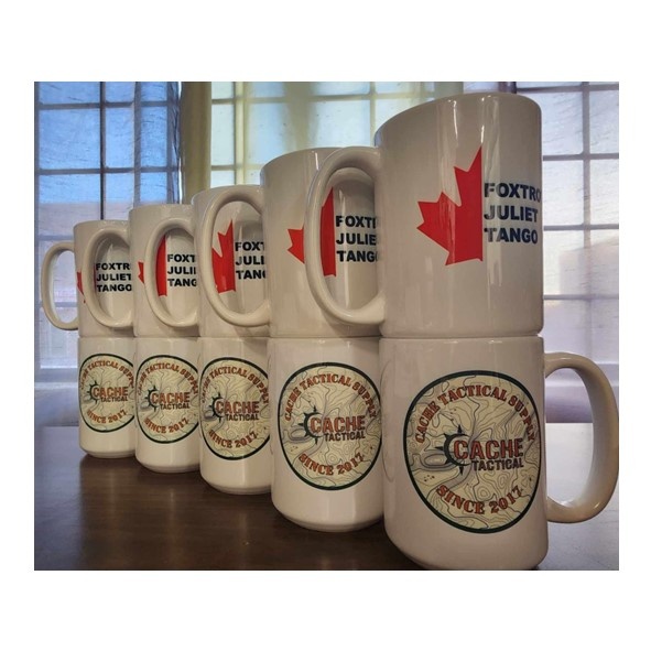 Cache Tactical Foxtrot Juliet Tango 15oz Ceramic Mug