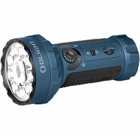 Olight Marauder Mini Powerful LED Flashlight- Midnight Blue