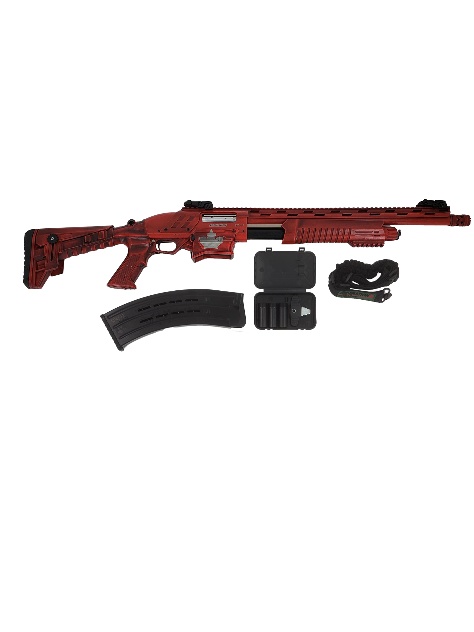Federation Firearms SPM-12 18.7" Magazine Fed Pump Action 12 Gauge Shotgun