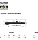 Vortex Viper 6.5-20x50 PA Riflescope Mil-Dot