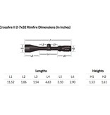 Vortex Crossfire II 2-7x32 Rimfire Riflescope (1-inch) V-Plex