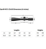 Vortex Viper HD 5-25x50 SFP VMR-3 MOA Riflescope