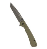Branded Rock Folder Tanto - OD Green G10
