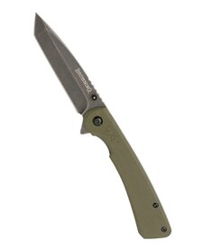 Branded Rock Folder Tanto - OD Green G10