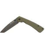 Branded Rock Folder Tanto - OD Green G10