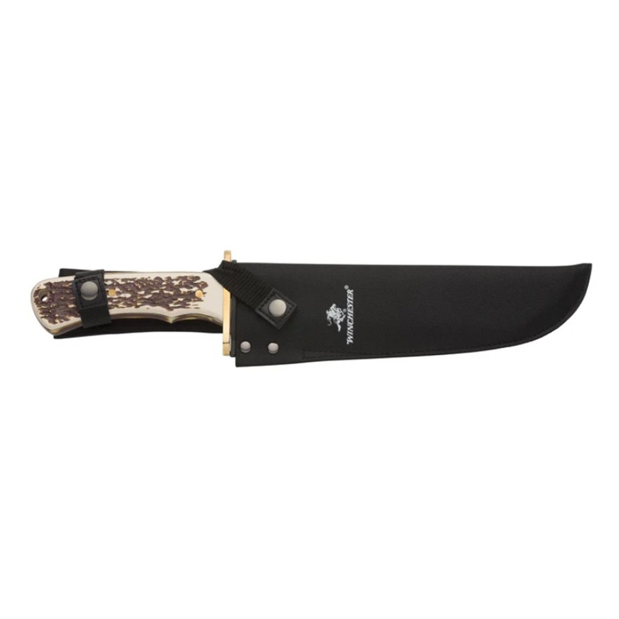 Winchester Stag Handled Bowie Knife - XL