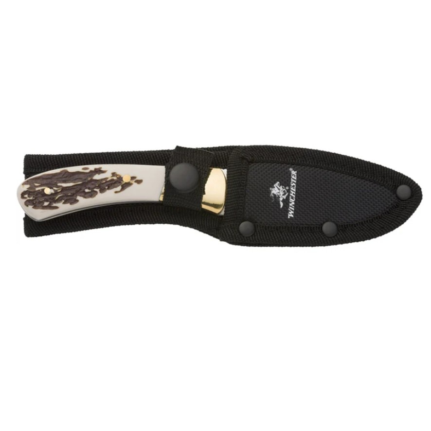Winchester Stag Fixed 7" Knife - Small