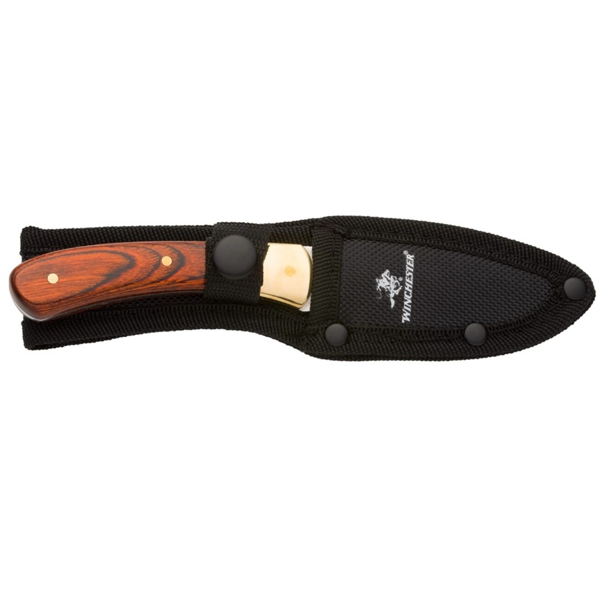 Winchester Wood Handled Fixed Knife - Small 7"