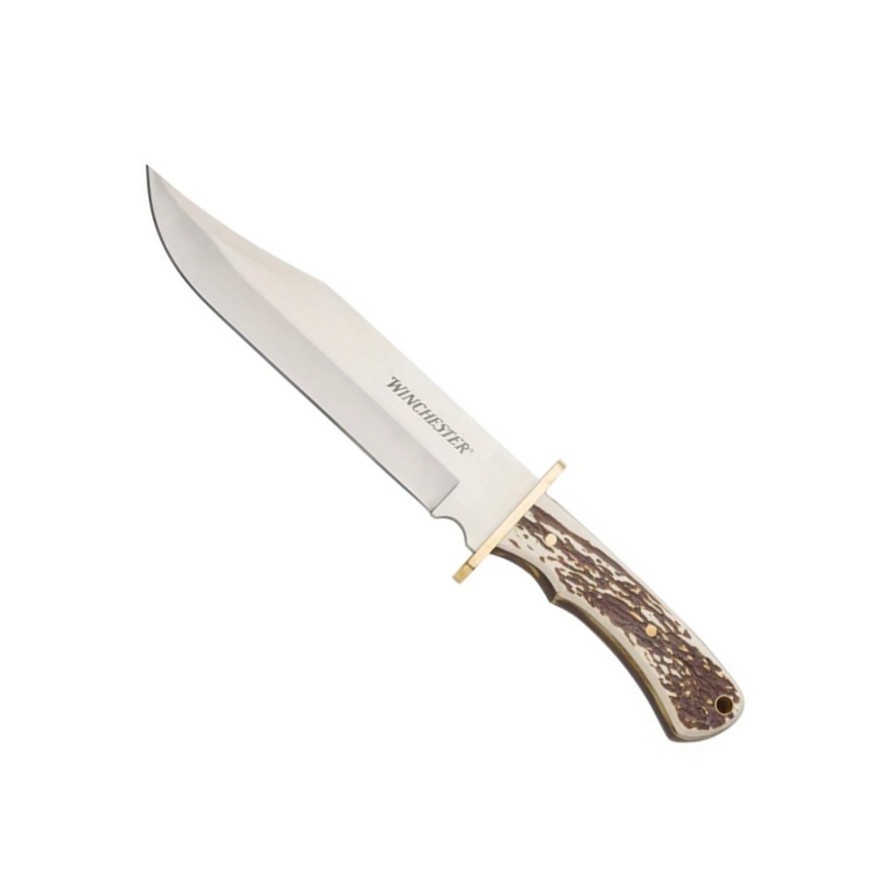 Winchester Stag Handled Bowie Knife - XL