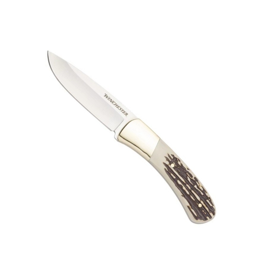 Winchester Stag Fixed 7" Knife - Small