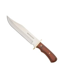 Wood Handle Bowie Knife - Large