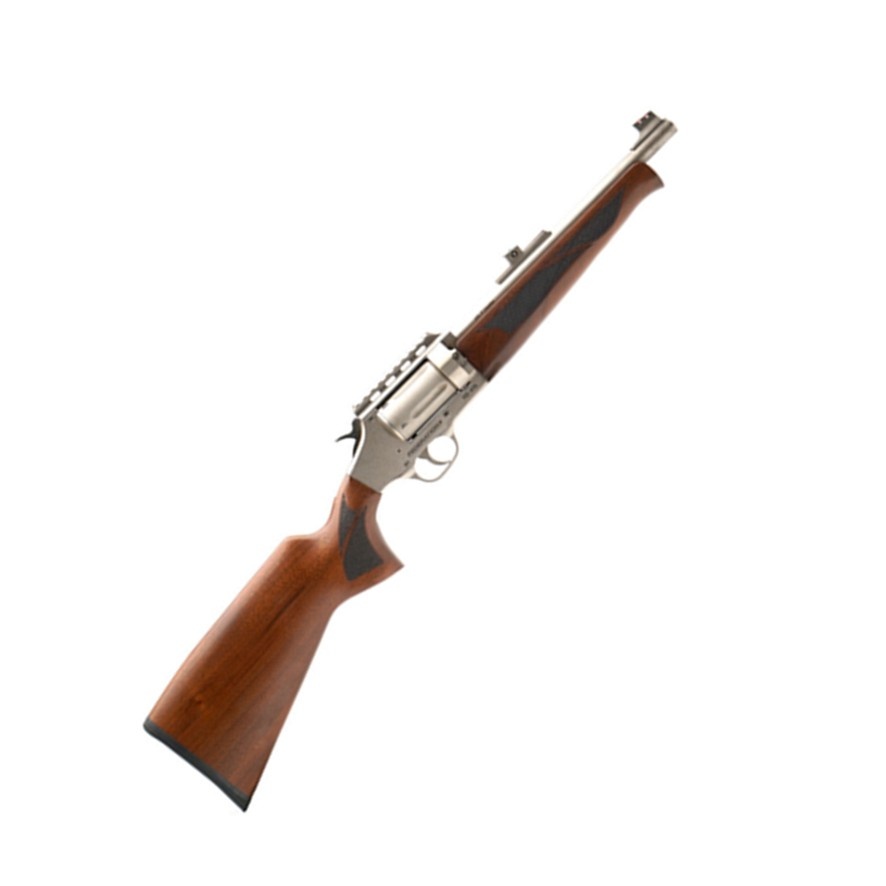 Federation Firearms RS-410 .410ga 3" Revolver Action Shotgun-12" Barrel Nickle Finish/Turkish Walnut Stock