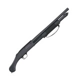 Mossberg 590 Shockwave 6+1 Cleanout Tube, Bead Sight, Corn Cob Forend W/Strap, Cal 12 18.5"