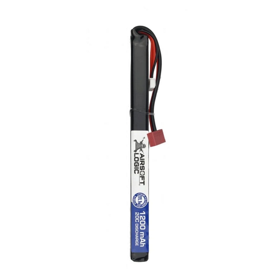 Airsoft Logic 11.1V Li-po Battery 1200maH (Thin Stick for AK) DEAN